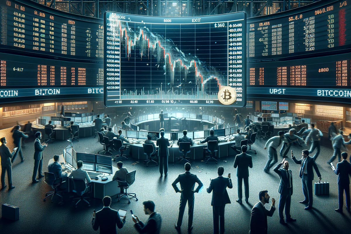 Le cours du bitcoin s'effondre à son plus bas niveau depuis deux mois, entraînant des liquidations de 160 millions de dollars