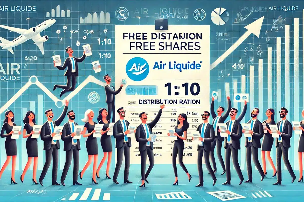 Air Liquide, symbolisant l'innovation et l'engagement envers ses actionnaires. Air Liquide : ce que change pour vous l'attribution d'actions gratuites