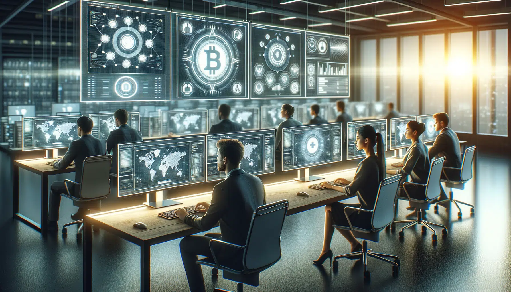 Binance intensifie sa lutte contre les bots dans son programme de tokens Alpha Binance, logo et bots représentés par des robots, lutte contre les fraudes