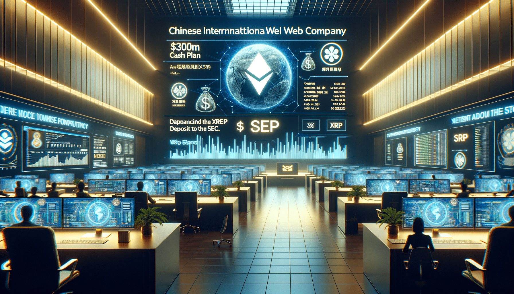 Webus International de Chine présentant son plan de trésorerie XRP