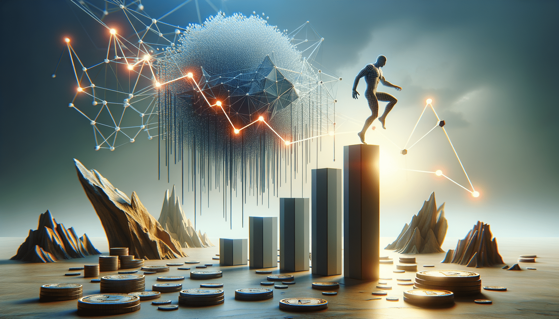 Graphique de la baisse du prix du réseau Zebec