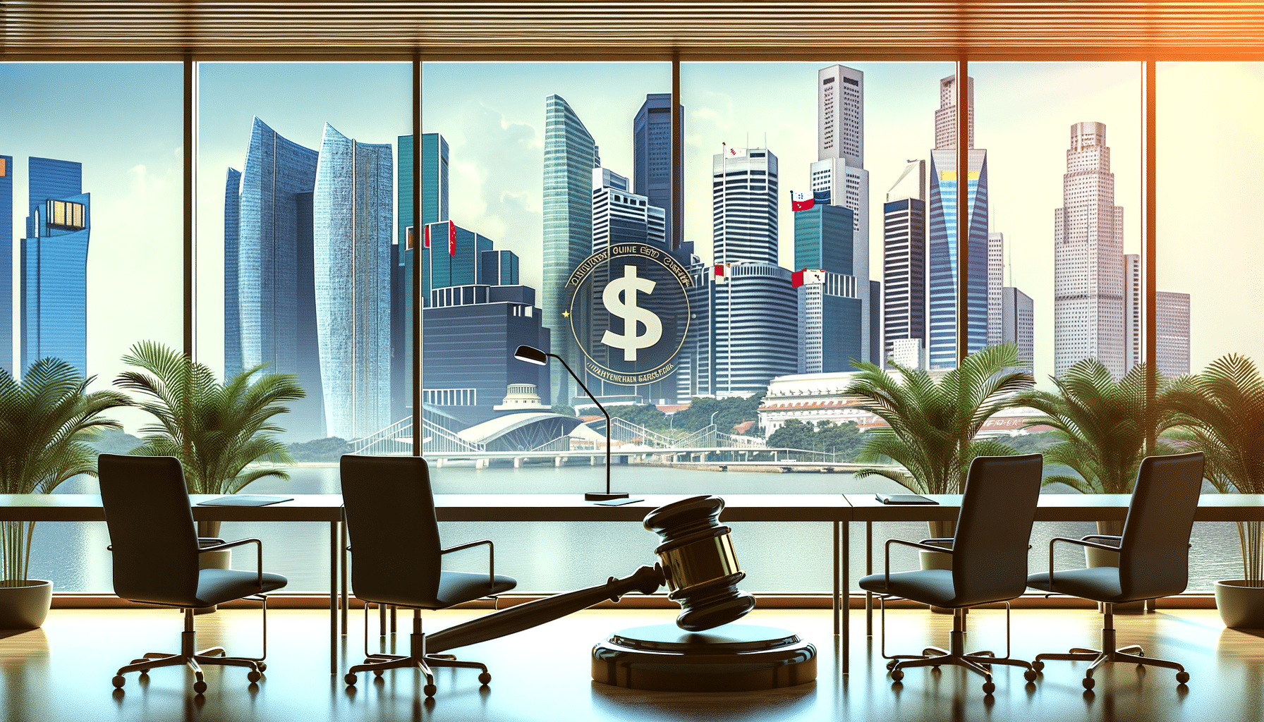 Logo de WazirX sur fond de drapeau panaméen.