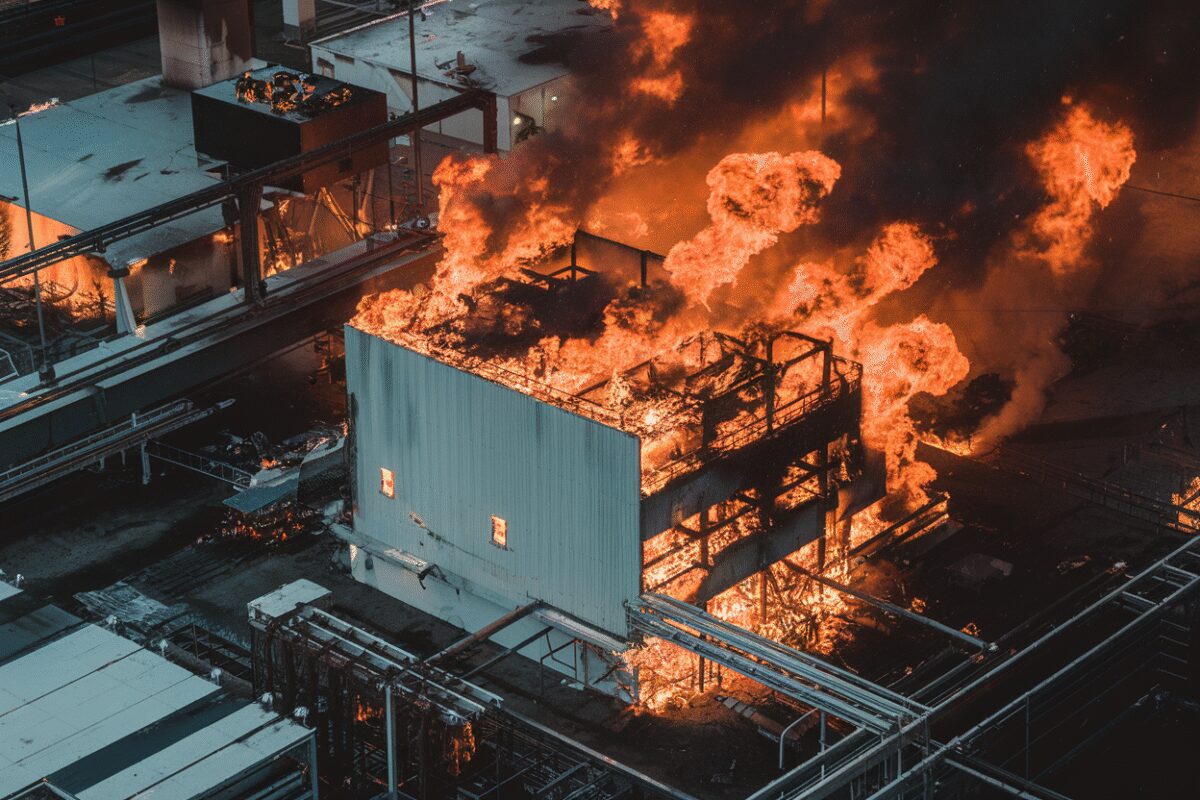 Incendie à l'installation de minage de bitcoin de bitdeer dans l'ohio : Impact et réactions du secteur des cryptomonnaies