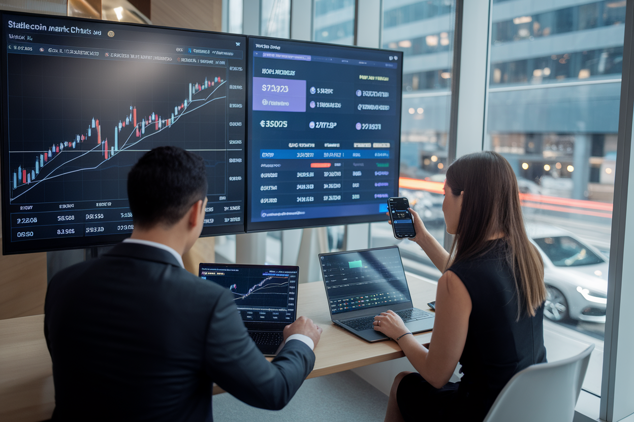 51cb51a0b105b2f7 Stablecoins à 323,112 Md$ : USDT gagne 5 Md$, mais la croissance du marché ralentit