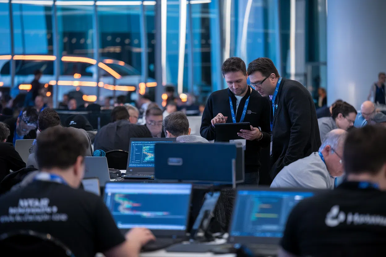 dab8cf9928cfd8b8 Bitcoin à 68 500 dollars, 1 000 développeurs à Consensus Miami, agents IA au hackathon EasyA, signal rare surveillé