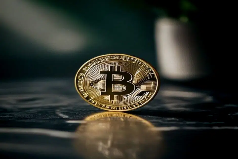 Bitcoin en 2026 : pourquoi le bear market n'est pas fini selon le Sharpe Ratio de Vincent Ganne Cours du bitcoin en phase de bear market affiché sur des écrans d'analyse technique