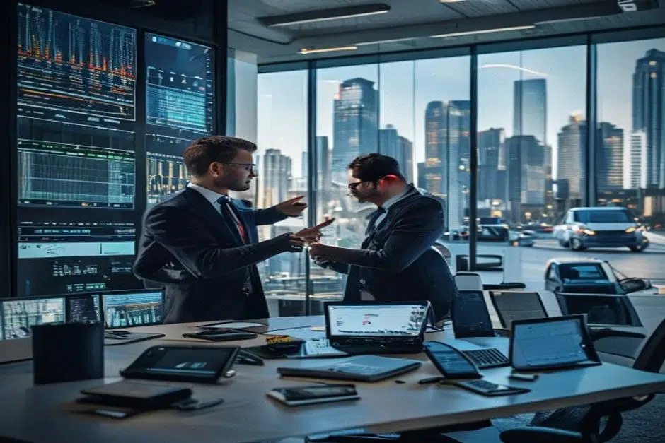 Équipes risques et IT préparant la conformité au GENIUS Act