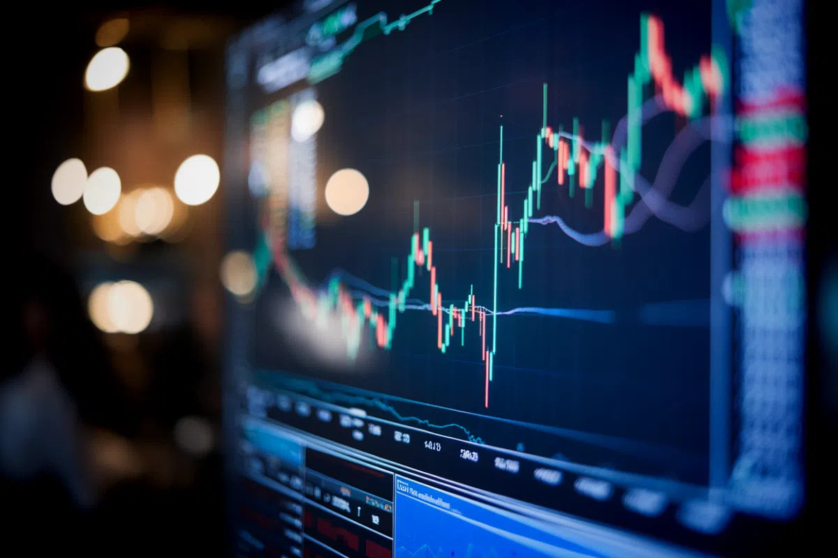 Kraken gèle 4,2 millions de dollars : ce que révèle la dust attack liée à HTX Écran de trading crypto affichant un portefeuille Kraken gelé après une dust attack liée à HTX