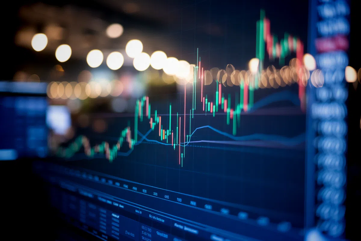 Or à 4 268 dollars : les flux ETF chinois et les banques centrales expliquent ce rebond Cours de l'or en forte hausse affiché sur des écrans de trading financier