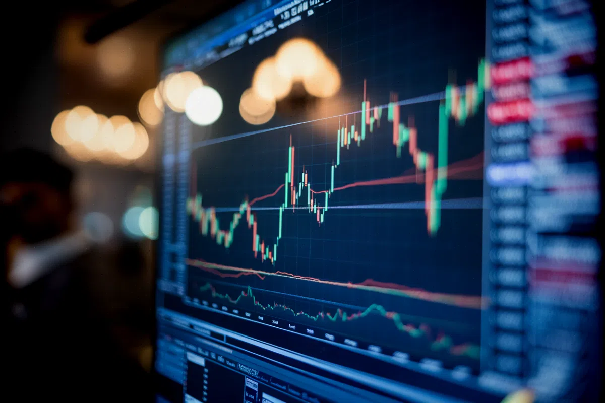 Lingots d'or empilés symbolisant la hausse du cours de l'or au-dessus de 4 600 dollars