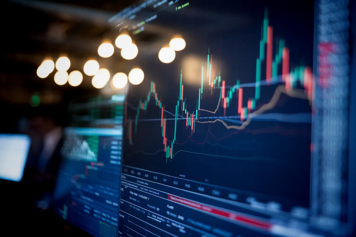 Vol de 1 million en crypto : comment un agent du FBI s'est fait piéger par ses données on-chain Analyse de traçabilité on-chain des transactions crypto affichée sur des écrans de trading