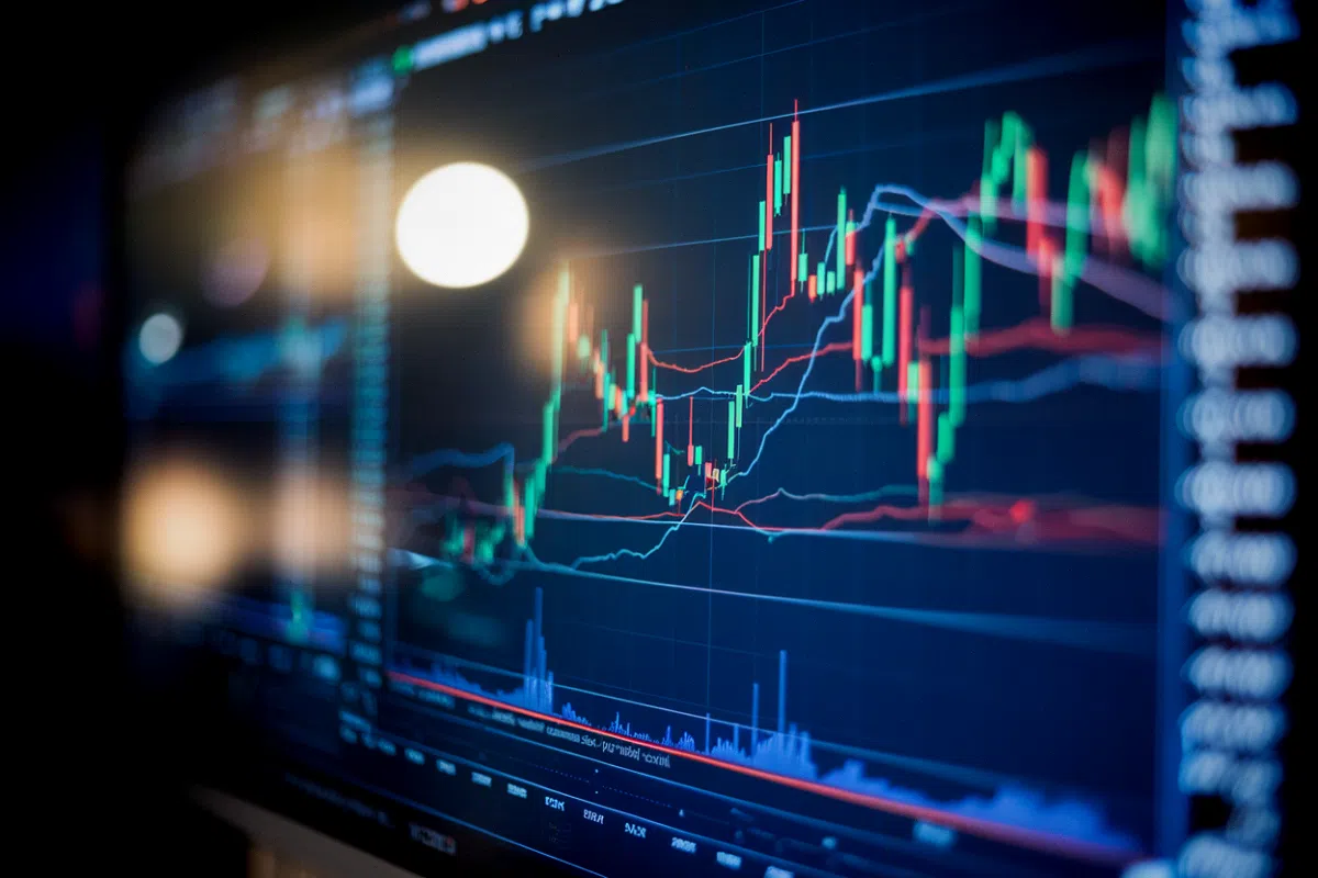 NEAR bondit de 86 % en une semaine apres l'arrivee des actions tokenisees d'Ondo sur near.com Cours du token NEAR en forte hausse affiché sur un écran de trading avec actions tokenisées Ondo